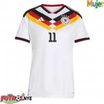Camiseta Alemania Nick Woltemade #11 Primera Equipación para mujer Mundial 2026 manga corta